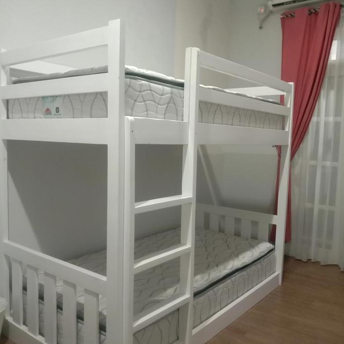 Terlaris Dipan Tingkat Ranjang Tingkat Kayu Jati Belanda