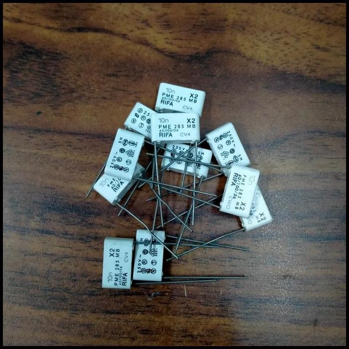 HOT DEAL KAPASITOR 10NF 250V~ RIFA PUTIH 