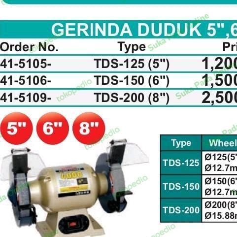 Gerinda duduk heavy duty Wipro Original