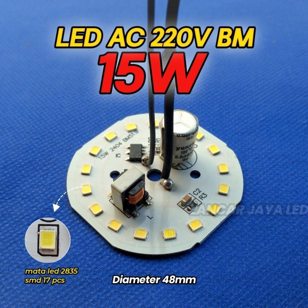 BASKARAEVAULT PCB LED AC BM  WATT 7,9,12,15,18~LANCAR JAYA LED~ PREMIUM