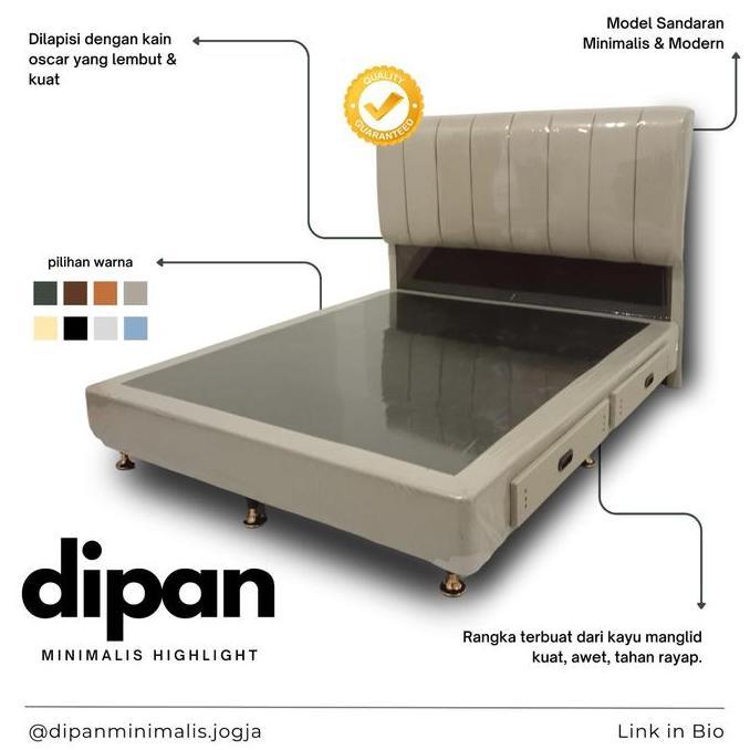 Terlaris Dipan Minimalis + Laci Garansi. Cod. Free Ongkir Area Jogja | Dipan Minimalis | Dipan Jogja