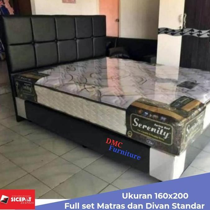 Terlaris Kasur Springbed Serenity Elite 160X200 Full Set Divan
