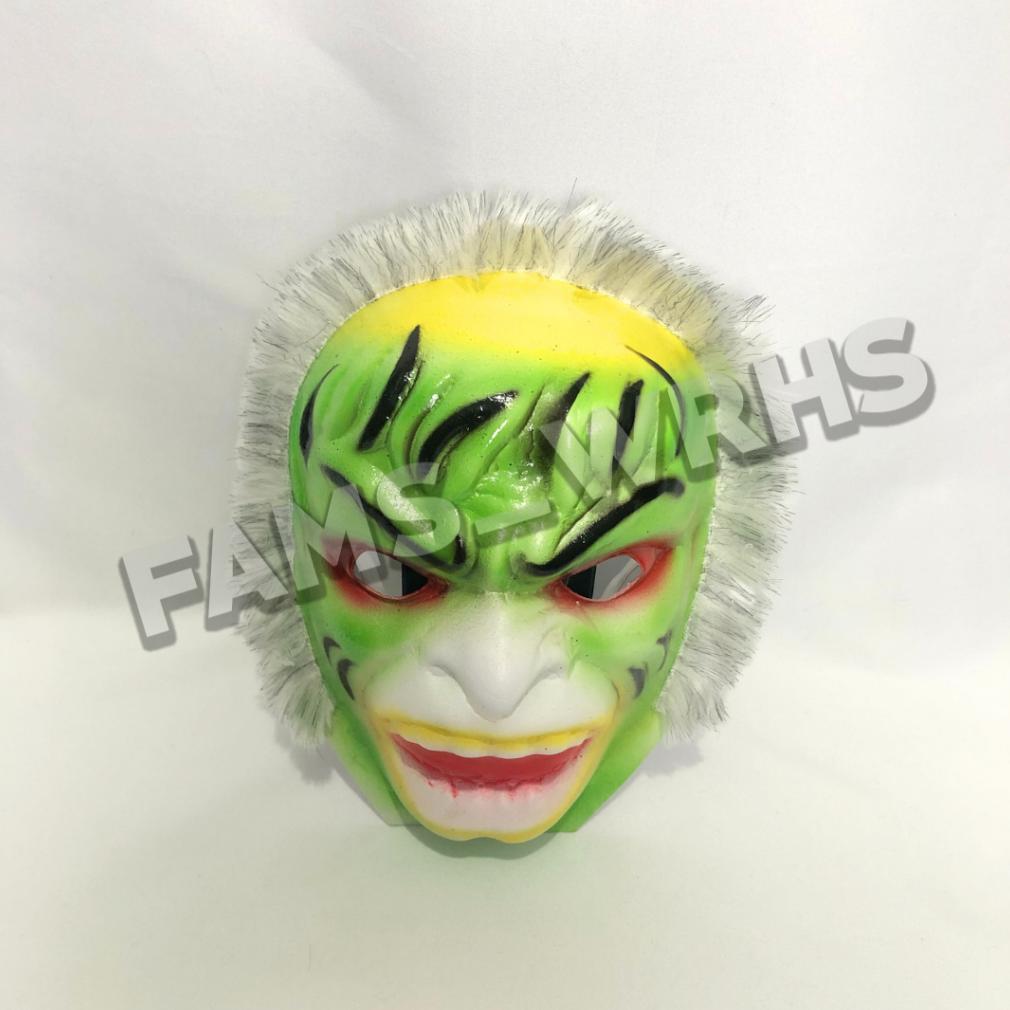 Topeng Hanoman Hijau Spons Topeng Hulk Topeng Anoman Topeng Anak Fm -20