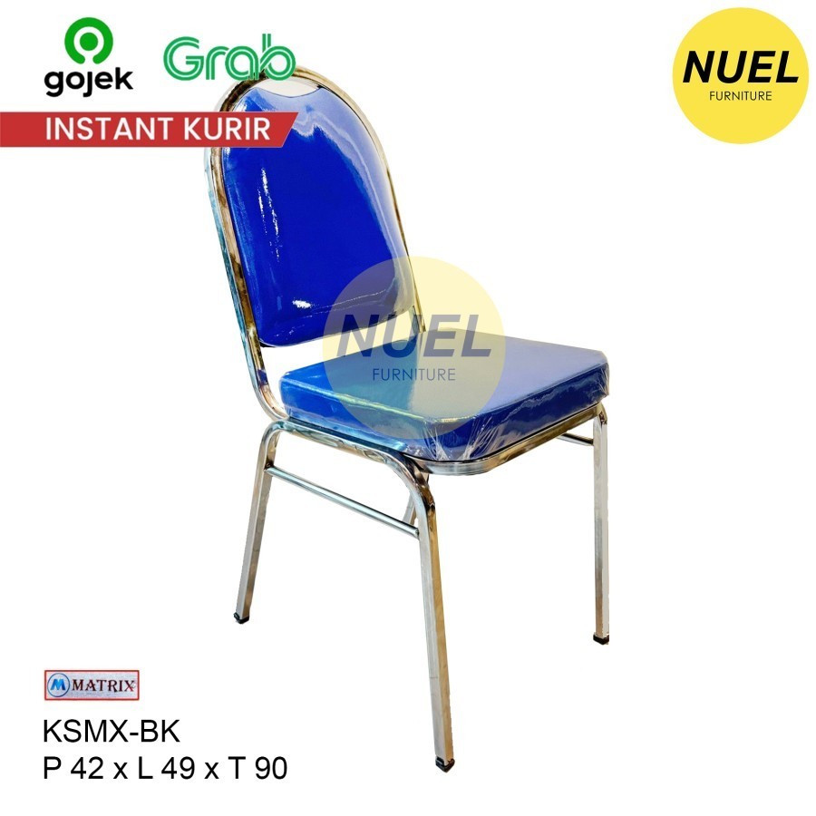 Nuel Kursi Susun Pipa Kotak / Kursi Futura / Kursi Pesta Matrix (Khusus Instant)