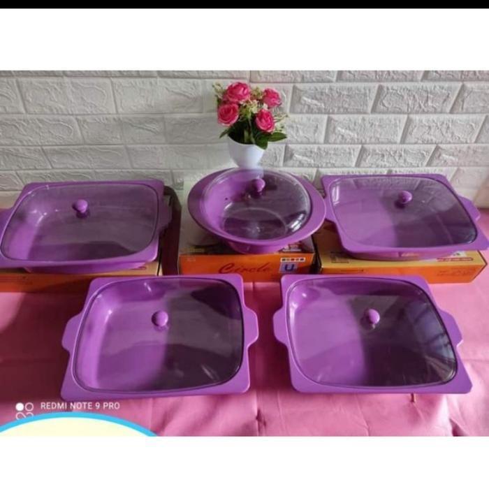 set prasmanan melamine size JUMBO golden dragon ungu merah