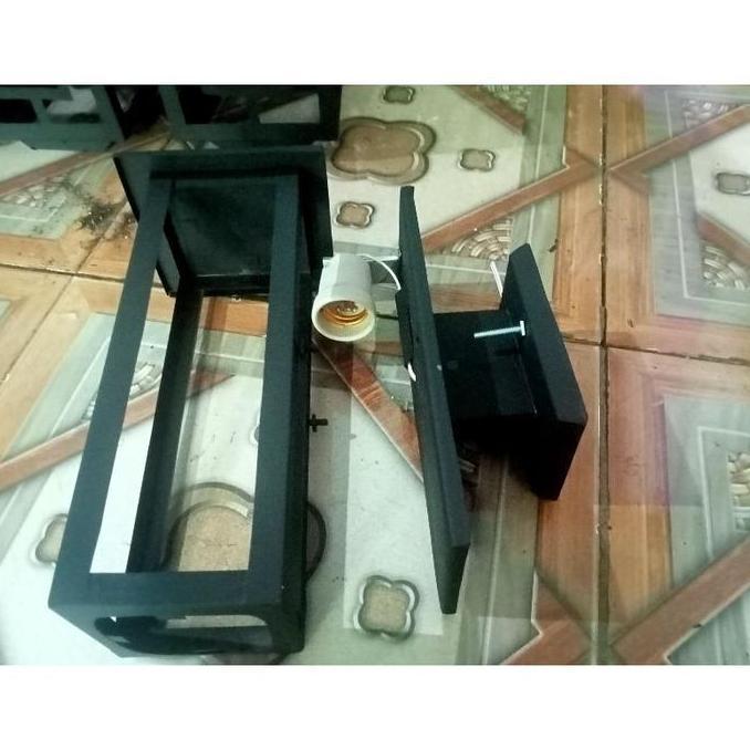 Lampu Dinding Minimalis Outdoor Indoor_ORI KACA MOTIF HIAS WELL_Teras