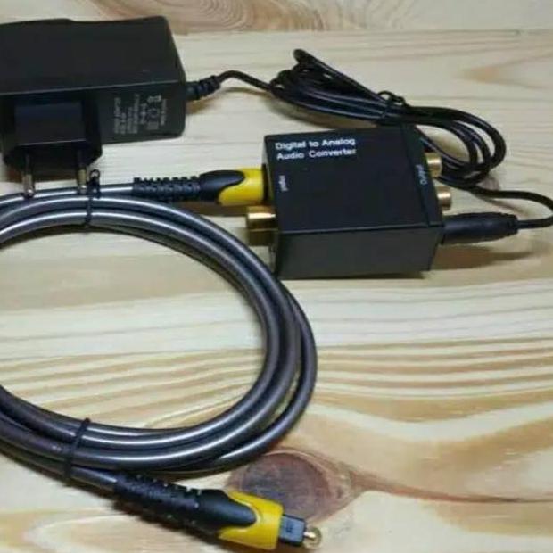 audio dari smart tv ke speaker aktif / converter audio digital / kabel