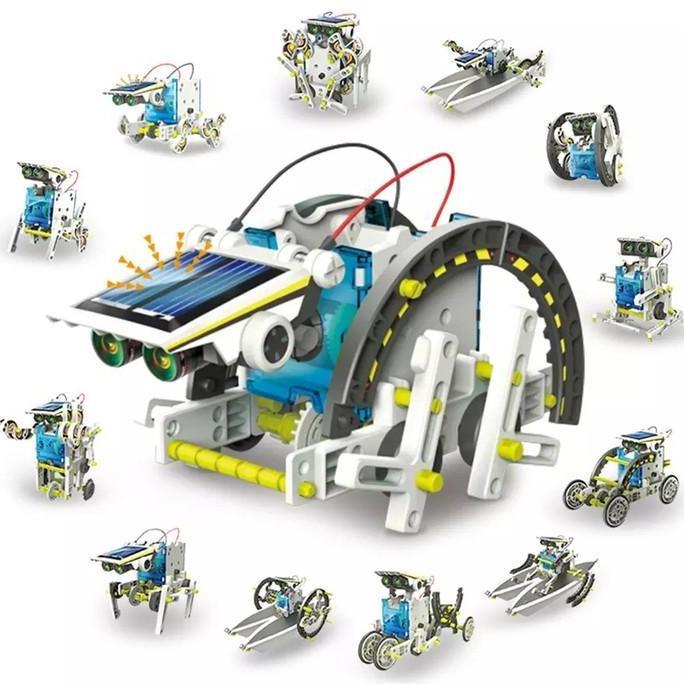 DIY KIT Solar Robot 14in1 Robotic Mainan Edukasi Anak Tenaga Matahari