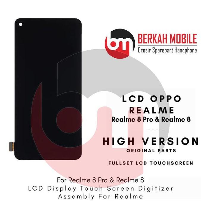 LCD Oppo Realme 8 Pro / Realme 8 4G ORIGINAL Fullset Touchscreen