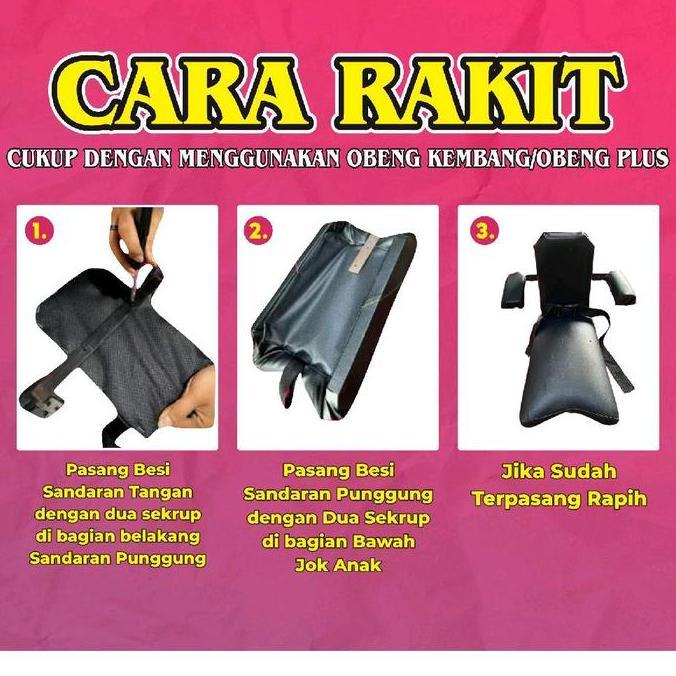 Jok Boncengan Anak Jok Boncengan Anak Dengan Sandaran Motor Beat Deluxe