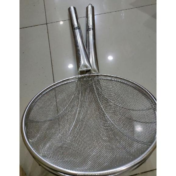 saringan minyak stainless/saringan jumbo/serokan besar 32