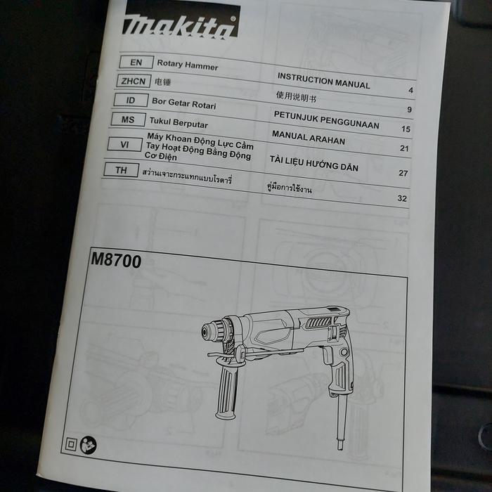 Mesin bor beton SDS Makita MT M8700 original