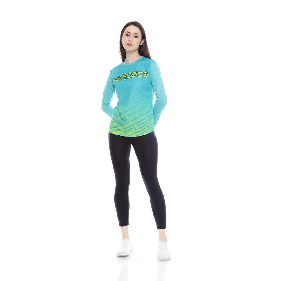 Tensione- Baju Senam Wanita Aerobik Zumba Fitbes Running Lengan Panjang Hijab Apn-64