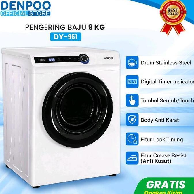 Denpoo Mesin Pengering Baju Denpoo Dryer DY-961