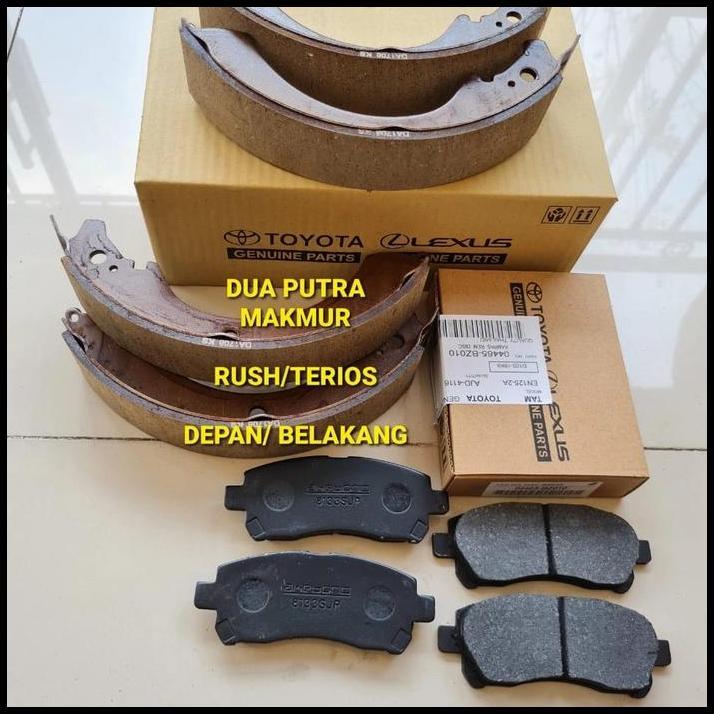 HOT DEAL KAMPAS REM DEPAN BELAKANG RUSH TERIOS SET 