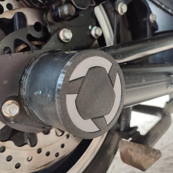 Tutup As roda dual tone Polytron Fox R & Fox S (satu set)