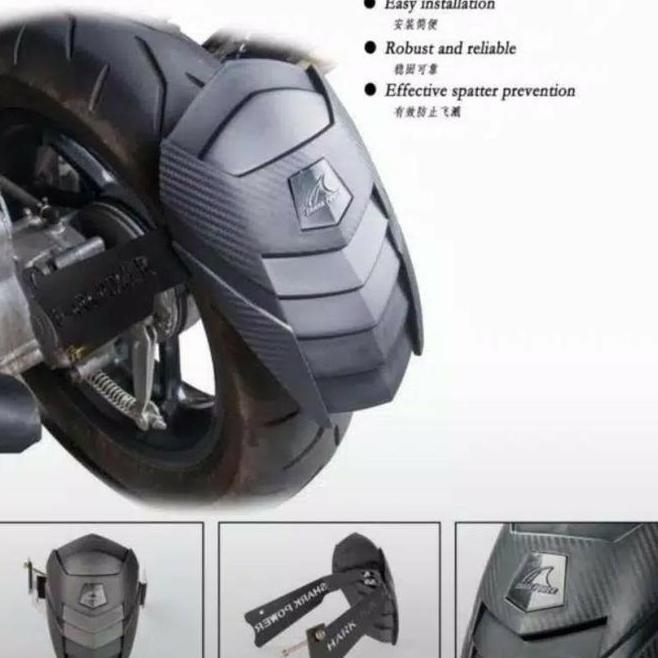Mudguard Universal Sharkpower Mudguard Universal Sharkpower Mudguard R25 Xabre Vixion Ninja Rx