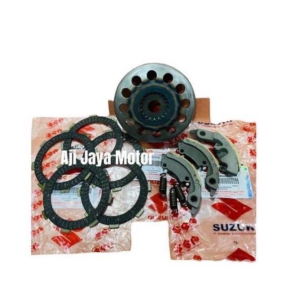 PAKET MANGKOK KOPLING+KAMPAS KOPLING+KAMPAS GANDA SATRIA R SATRIA HIU 2TAK KAMPAS KOPLING ORIGINAL D