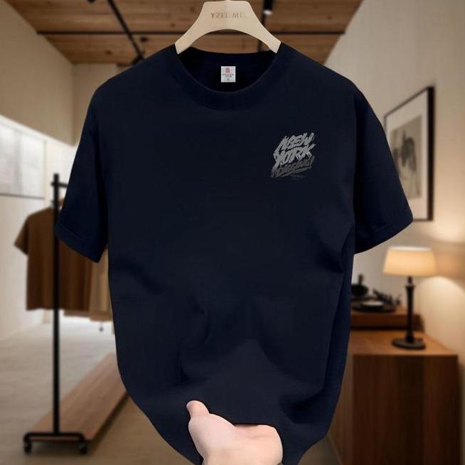 Cod Kaos Graffiti Cod Kaos Graffiti Pria Hitam Inggris Lengan Pendek Trendy