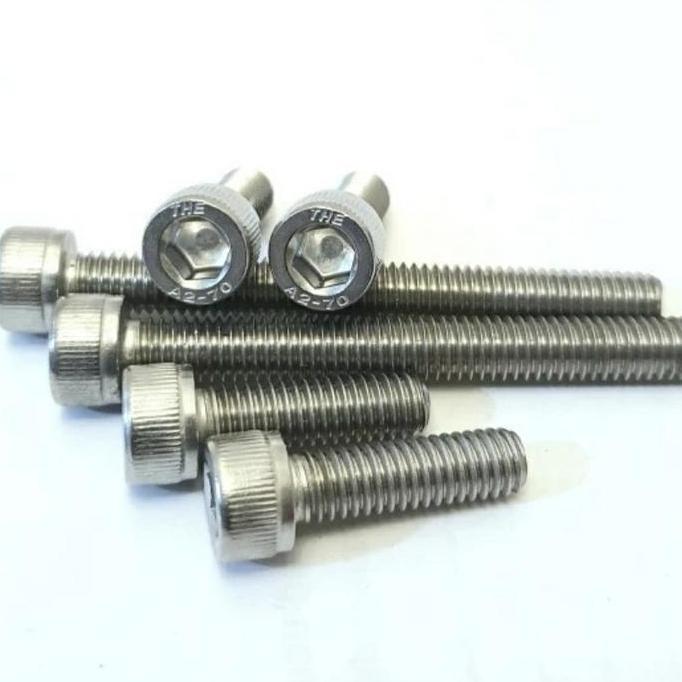 Baut L Stainless 304 M10X110 (Ht) , Tidak Full Drat Murah