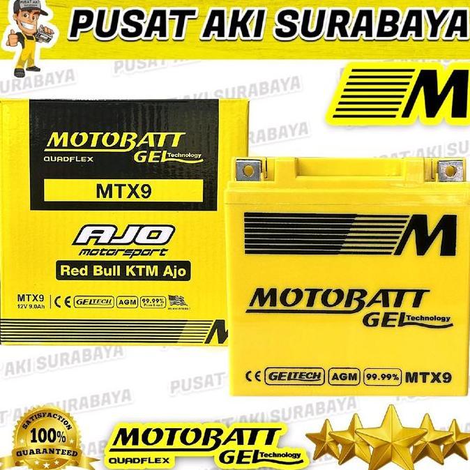 Promo ASLI GEL MOTOBATT MTX9 9 AH ACCU KERING MF MOTOR SUZUKI THUNDER 150 THUNDER AKI SUPER GEL MOTO