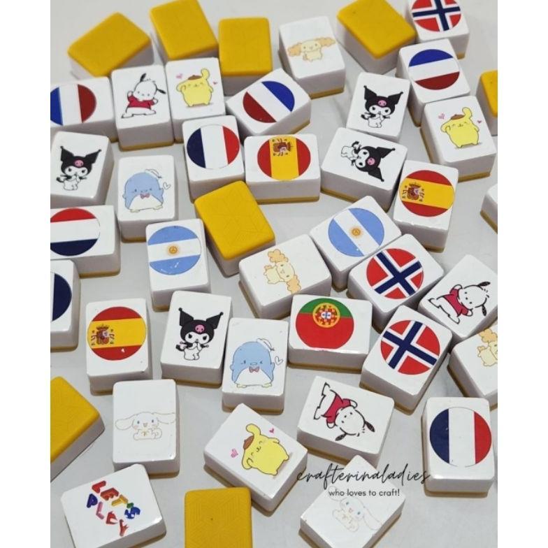 49 pcs Seaside Escape Game Mahjong FREE TOTE BAG