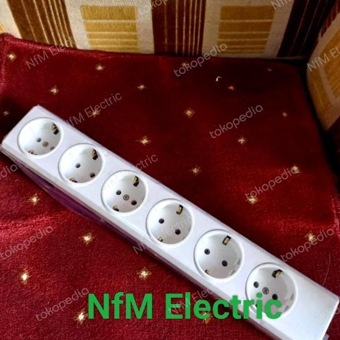 BROCO STOP KONTAK 6 LUBANG CP / TERMINAL STOP KONTAK 6 LUBANG BROCO READY STOCK