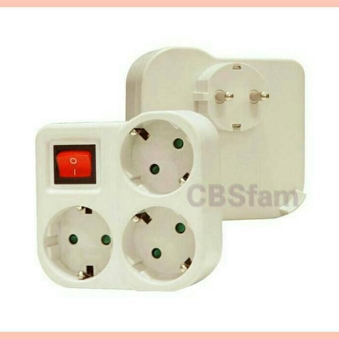 STOPKONTAK UTICON+SAKLAR UTICON 3IN1 S-348SW SIAP KIRIM
