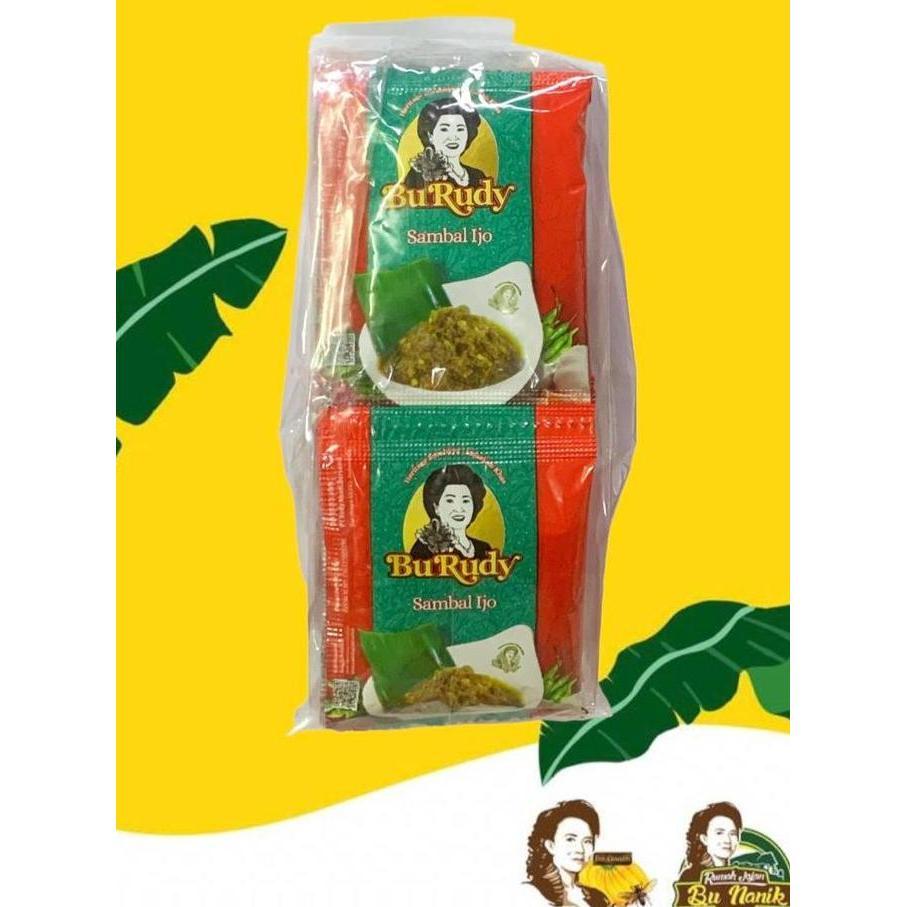 PAKET HEMAT SAMBAL IJO SACHET BU RUDY SURABAYA