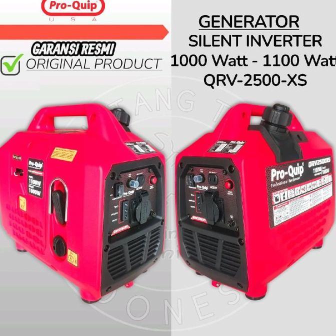 Genset Inverter 1000 Watt 1100 Watt Super Silent Portable Merk Pro-Quip Original Qrv2500Xs