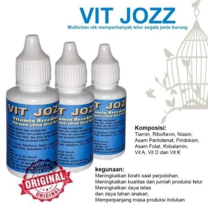HARGA GROSIR - VIT JOSS VITAMIN BREEDING/TERNAK MURAI HARMONI ALAM 30 ML