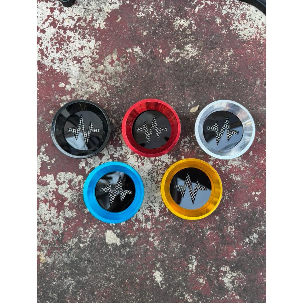 Ready Corong karbu velocity filter udara veloscope Motif detak jantung Corong Box filter Variasi mot