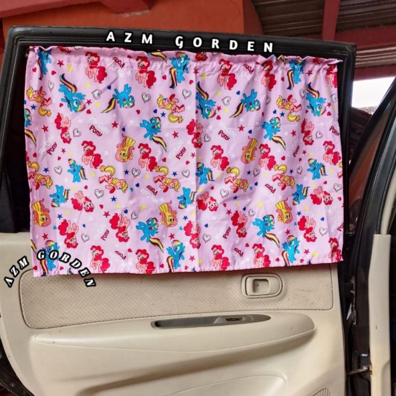 HOT PRODUCT tirai mobil 4 pcs /tirai mobil anak bayi/gorden mobil kaca samping/tirai mobil tempel/ g