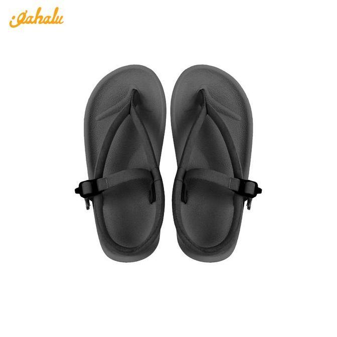 Sendal Gahalu Wakatobi Warna Merapi Charcoal
