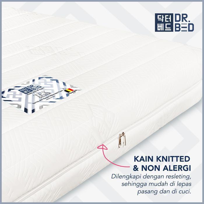 Kasur Spring Latex DR.BED Tex Silver 26cm uk 140x200 - uk 200 x 200