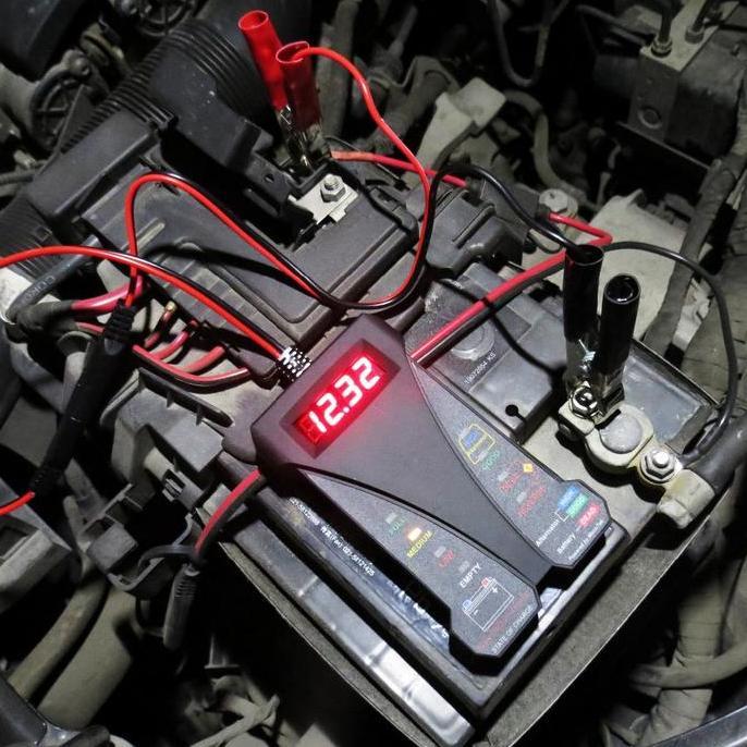 Alat cek aki tester aki mobil motor digital baterai tester digital