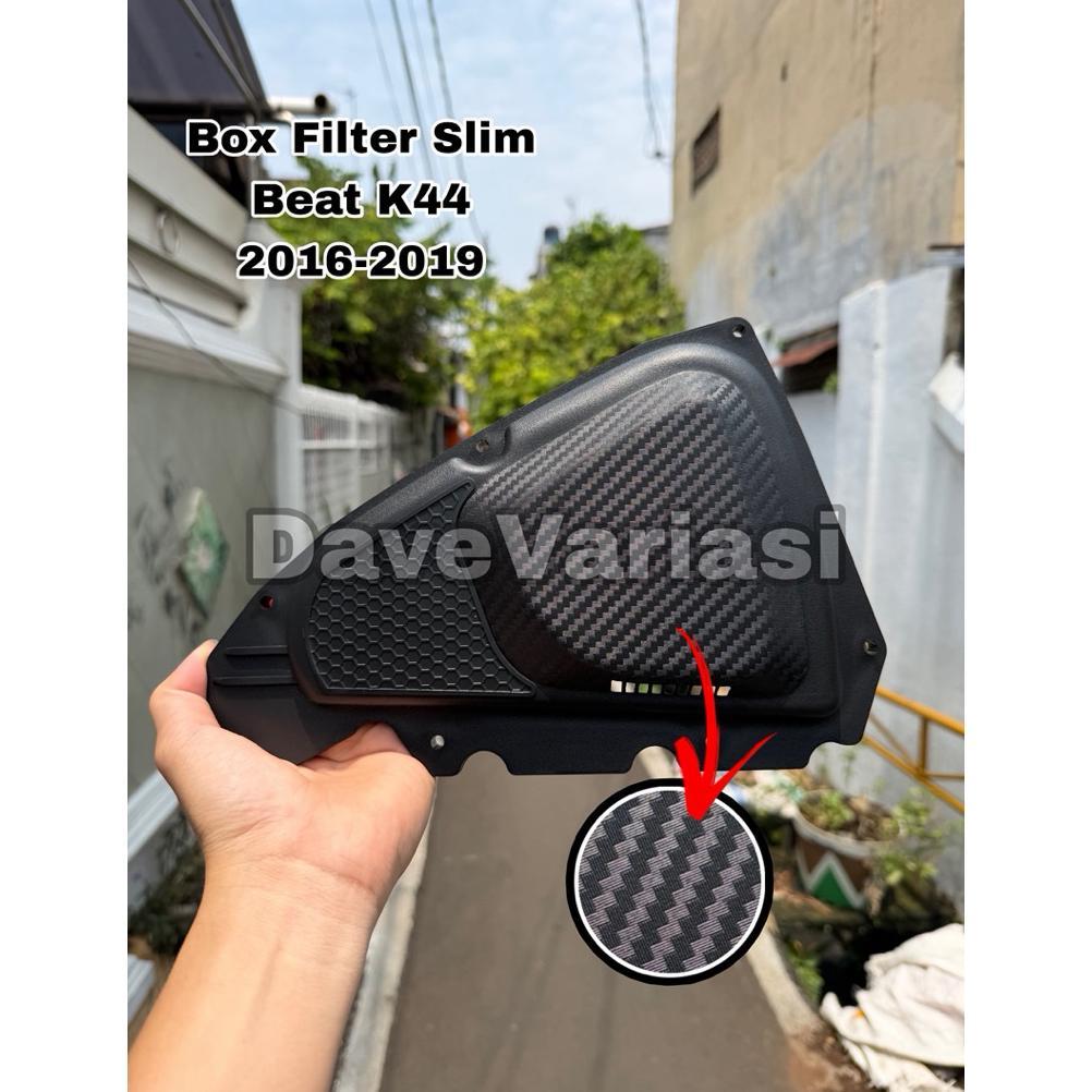 Termurah Box Filter Slim Beat K44 2016-2019 Beat FI Beat Street Rumah Filter Slim Motif Carbon