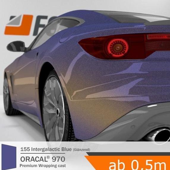 Oracal 970 155 Intergalactic Blue Glitter Biru Pelangi Premium Limited