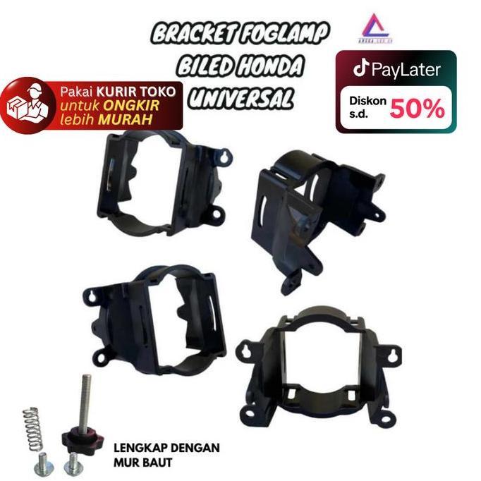 AMDOXTE Braket Bracket Breket Foglamp Biled Kendaraan Mobil Car Honda Bracket Foglamp Biled Pojector