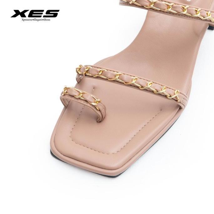 Sandal Heels XES KAMALA-589 Sandal Heels Tapak Tahu 5cm- Sandal Heels Lebaran