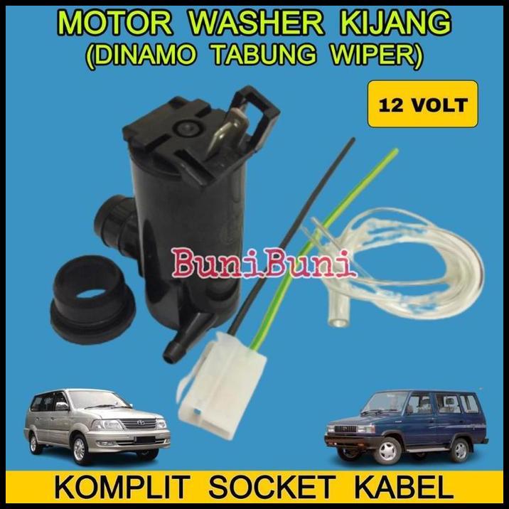 DISKON MOTOR WASHER DINAMO AIR WIPER MOBIL KIJANG LAMA / SUPER 5K GRAND ROVER / KAPSUL 7K EFI KOMPLI