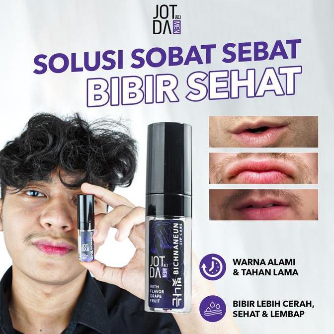 TERMURAH - JOTDAMEN Bichnaneun Lipcare With Flavor Grape Fruit - Perawatan Bibir Pria Untuk Bibir Hi