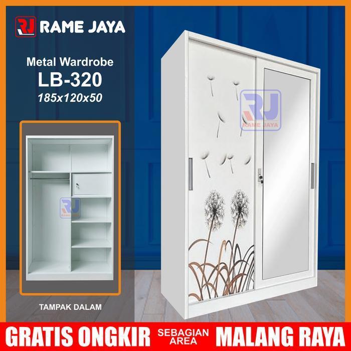 Lemari pakaian | Lemari baju besi | Metal wardrobe LB-320/ Jumbo