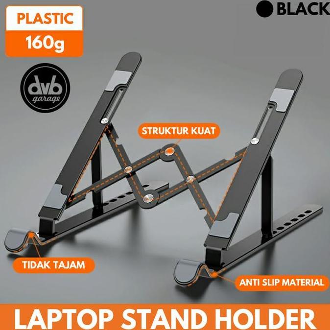 PORTABLE LAPTOP STAND HOLDER ADJUSTABLE - PENYANGGA ALAS DUDUKAN LAPTOP