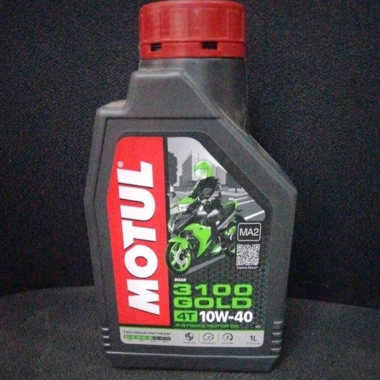 Motul 4T 3100 gold 1 Liter Oli Motor Racing 4 Tak Sport 1ml