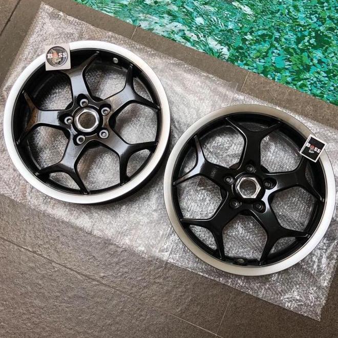 Velg Mp3 13inc Black Vespa GT Series GTS GTV BOSSVES73 Berkualitas