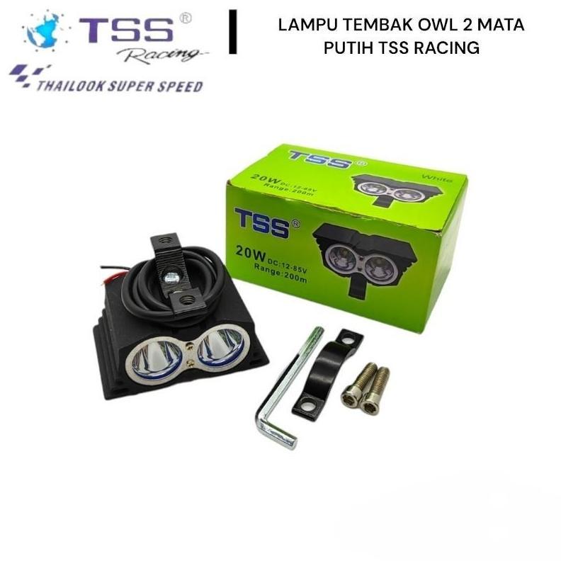 Lampu Tembak Sorot Led Cree OWL Tss Ac Dc Mini 2 Mata Ultrafire 20 Watt 12 Volt Universal