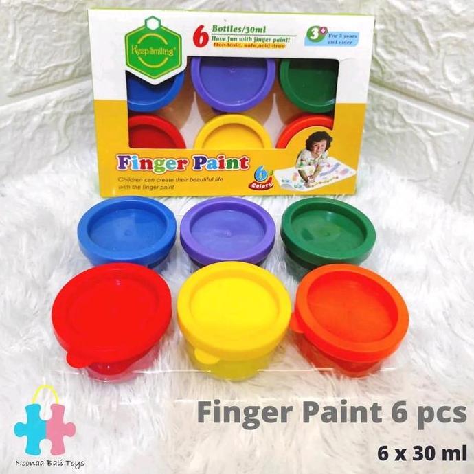 Finger Paint 6 pcs Cat Lukis Anak