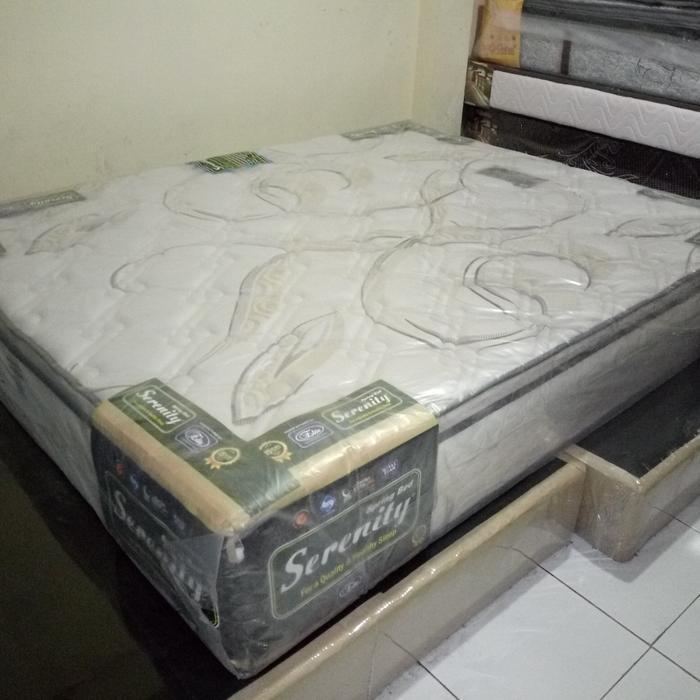 Set Elite eternity divan serenity tanpa sand 160x200 kasur spring bed