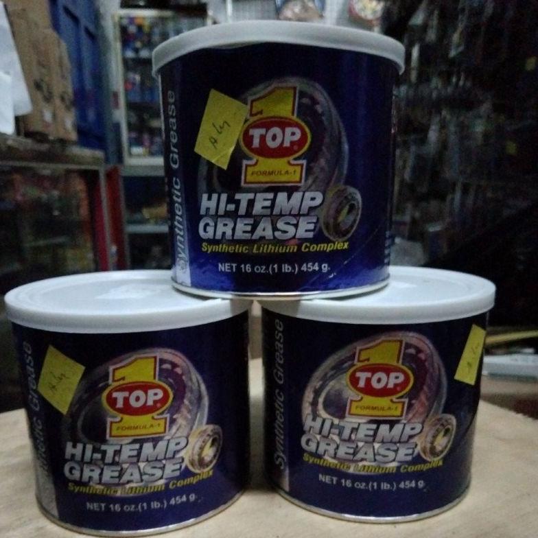 STEMPET GEMUK GREASE TOP 1 TOP1 HI-TEMP STEMPLET 454G SHYNTHETIC LITHIUM CVT COMPLEX
